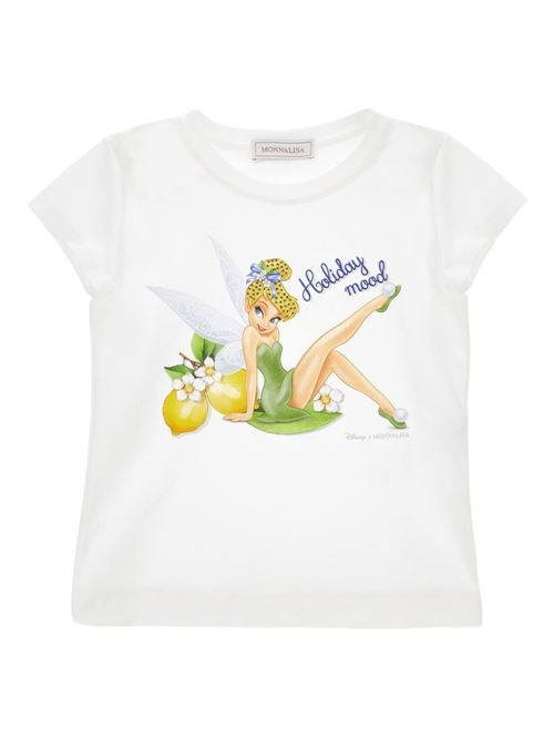 T-shirt bambina Monnalisa x Disney bianca con stampa Trilli MONNALISA | 11G62572010099