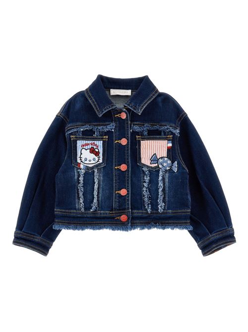 Capospalla bambina Monnalisa denim blu MONNALISA | 19G10170150055