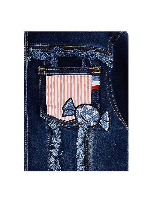 Capospalla bambina Monnalisa denim blu MONNALISA | 19G10170150055