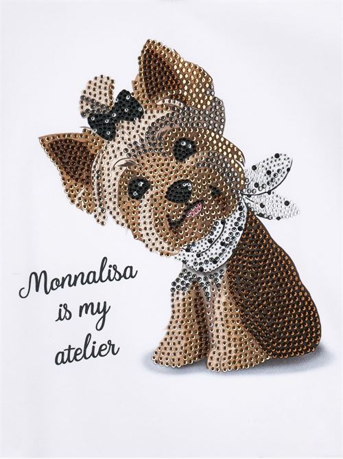 T-shirt bambina Monnalisa bianca MONNALISA | 19G61370320099