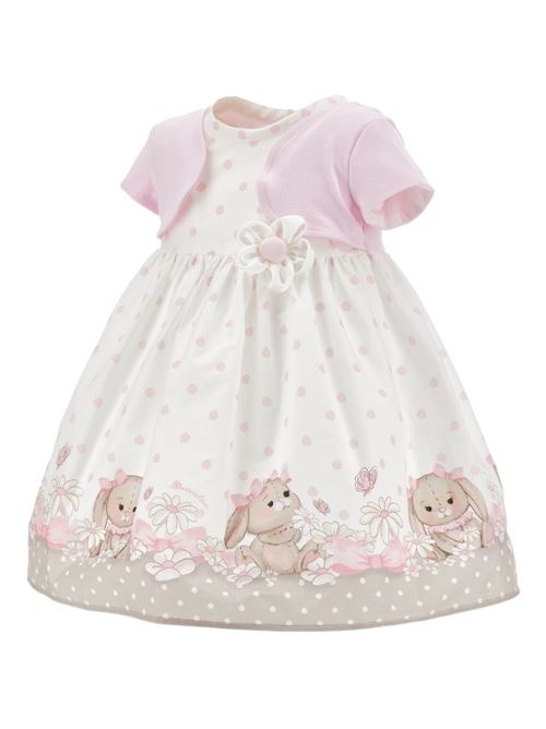 Abito bambina Monnalisa con balza MONNALISA | 31G9127667019B