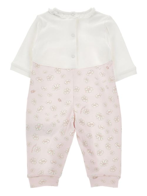 Tuta bambina Monnalisa panna con coniglietti MONNALISA | 35G20670000190
