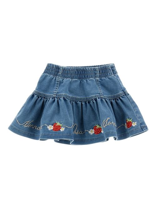 Gonna bambina Monnalisa in jeans denim blu MONNALISA | 39G70170170062