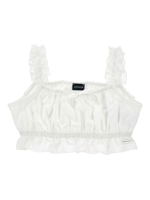 Canotta bambina Monnalisa sottoveste panna MONNALISA | 41G30571160001