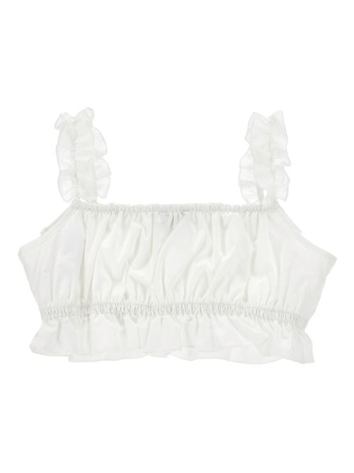Canotta bambina Monnalisa sottoveste panna MONNALISA | 41G30571160001