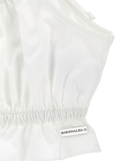 Canotta bambina Monnalisa sottoveste panna MONNALISA | 41G30571160001