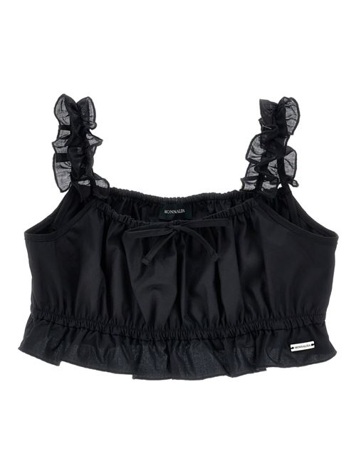 Canotta bambina Monnalisa sottoveste nera MONNALISA | 41G30571160050
