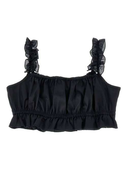 Canotta bambina Monnalisa sottoveste nera MONNALISA | 41G30571160050