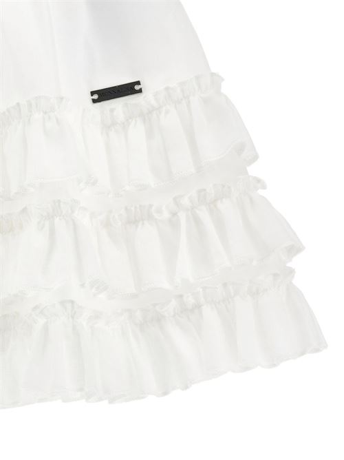 Gonna bambina Monnalisa mini frou frou panna MONNALISA | 41G70371050001