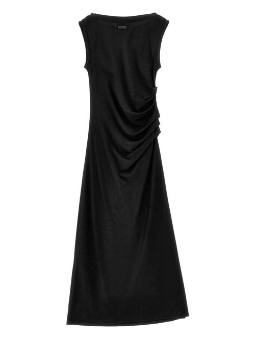 Abito bambina Monnalisa nero con oblò MONNALISA | 41G90772310050