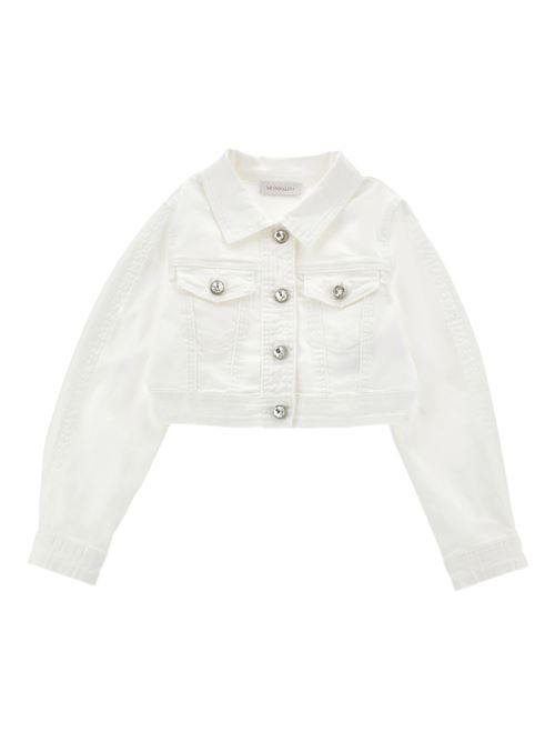 Capospalla bambina Monnalisa panna MONNALISA | 79G105NP70150001