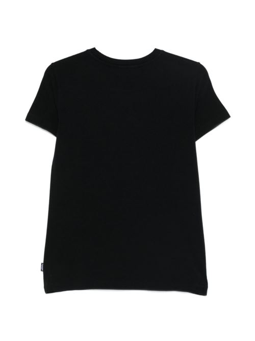 T-shirt donna Moschino nera con logo Teddy Bear MOSCHINO | A0701440555