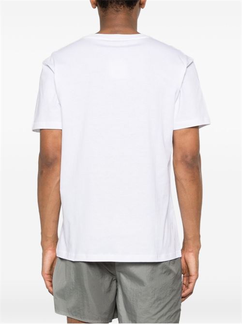 T-shirt uomo Moschino bianca con logo MOSCHINO | A070844190001