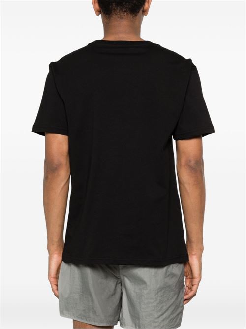 T-shirt uomo Moschino nera con logo MOSCHINO | A070844190555