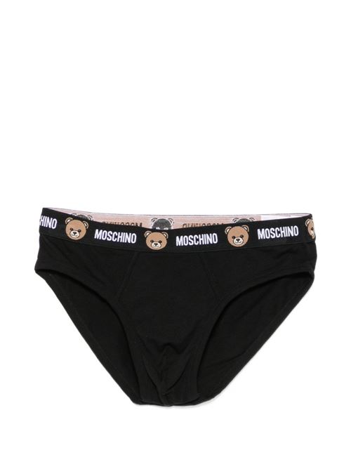 Slip intimo uomo Moschino bipack nero fantasia Teddy Bear MOSCHINO | A130144021555