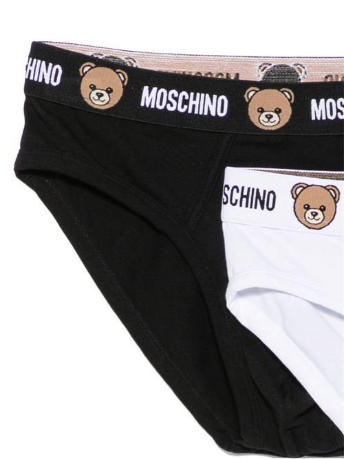 Slip intimo uomo Moschino bipack nero fantasia Teddy Bear MOSCHINO | A130144021555