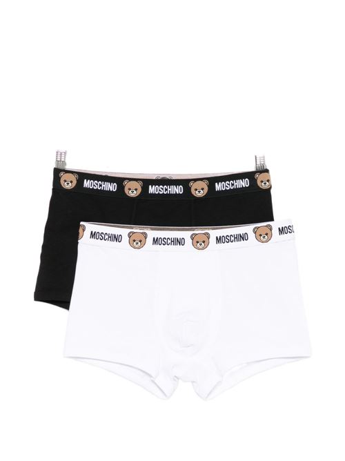 Boxer intimo uomo Moschino bipack nero fantasia MOSCHINO | A130244021555