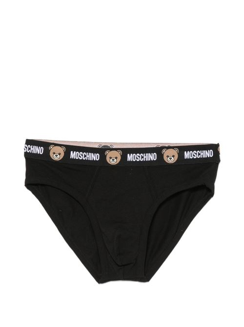 Slip intimo uomo Moschino tri pack nero MOSCHINO | A1341440555