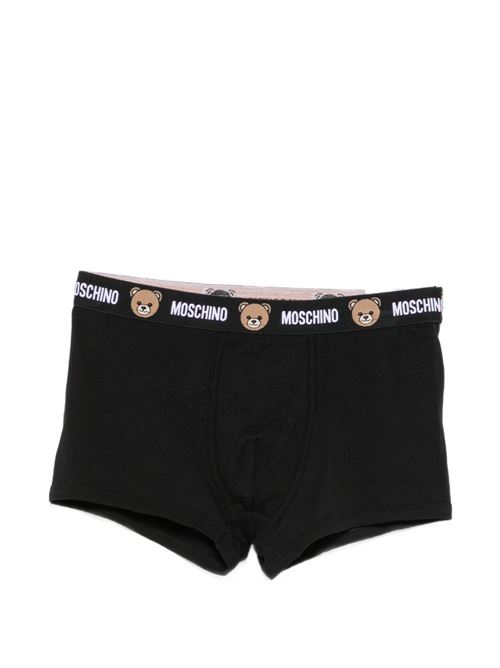 Boxer intimo uomo Moschino tripack nero MOSCHINO | A134244020555
