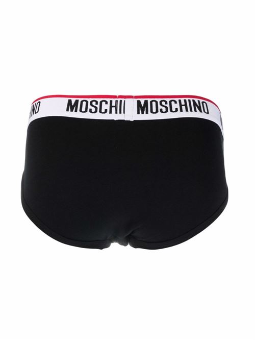 Slip intimo uomo Moschino tripack nero MOSCHINO | A139343000555