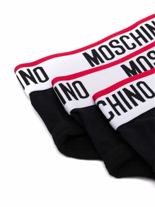 Slip intimo uomo Moschino tripack nero MOSCHINO | A139343000555