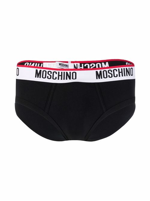 Slip intimo uomo Moschino tripack nero MOSCHINO | A139343000555