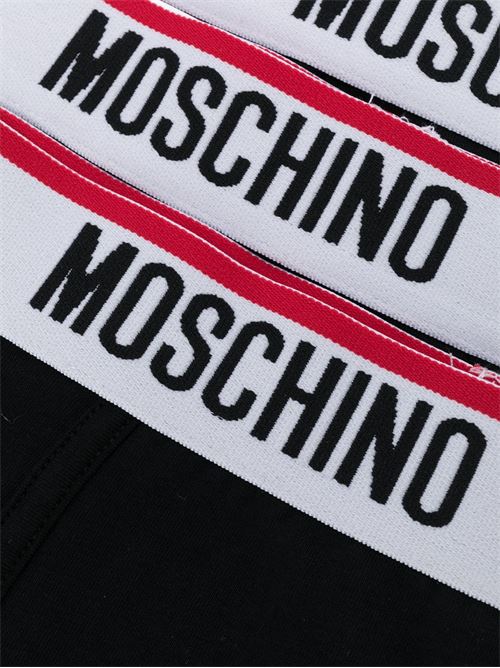 Boxer intimo uomo Moschino tripack nero MOSCHINO | A139543000555