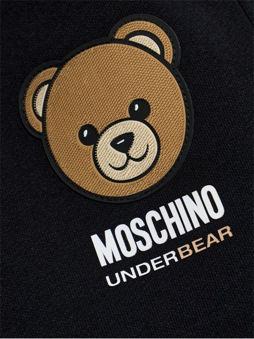 Short uomo  Moschino nero con logo Teddy Bear MOSCHINO | A680244090555