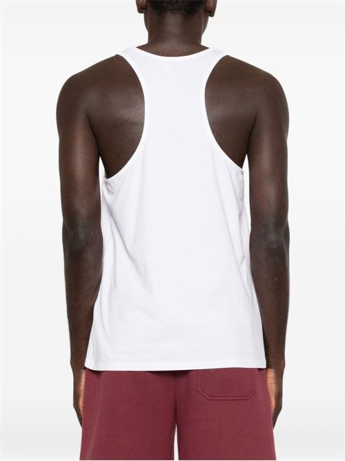 Canotta donna Moschino bianca con logo MOSCHINO | A890144100001