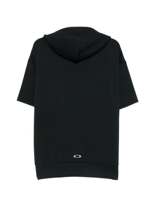 Felpa uomo Oakley nero con cappuccio e logo OAKLEY | FOA408785021