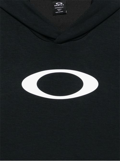 Felpa uomo Oakley nero con cappuccio e logo OAKLEY | FOA408785021