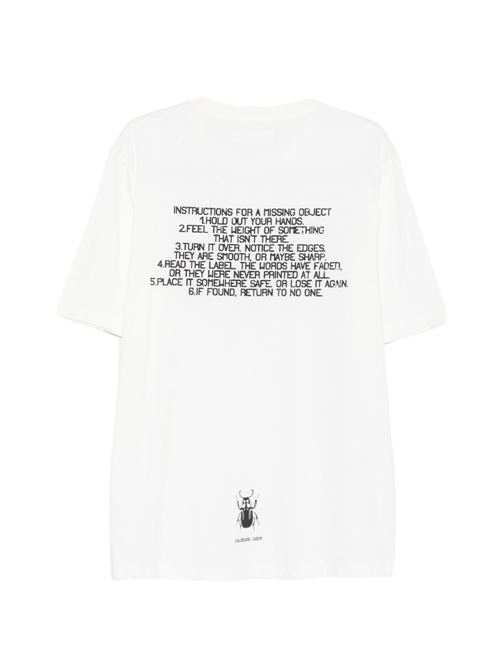 T-shirt uomo Peacemaker bianca a manica corta PEACEMAKER | PCM3OT01DJE001001