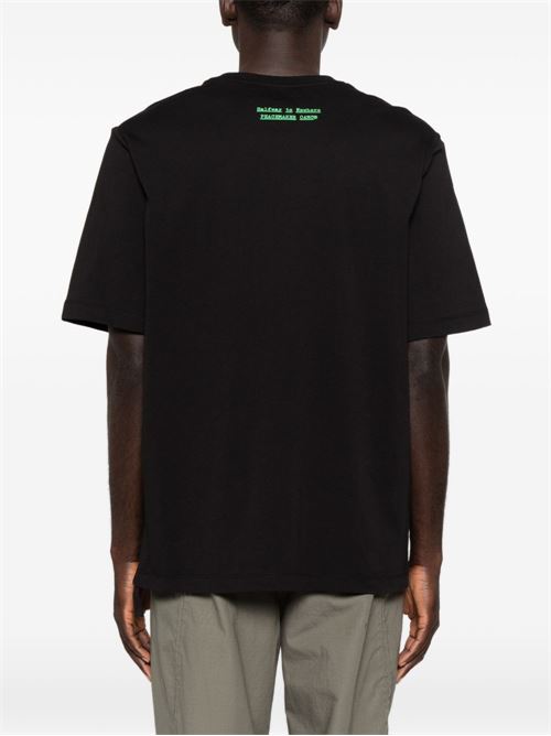 T-shirt uomo Peacemaker nera a manica corta PEACEMAKER | PCM3OT01EJE001099