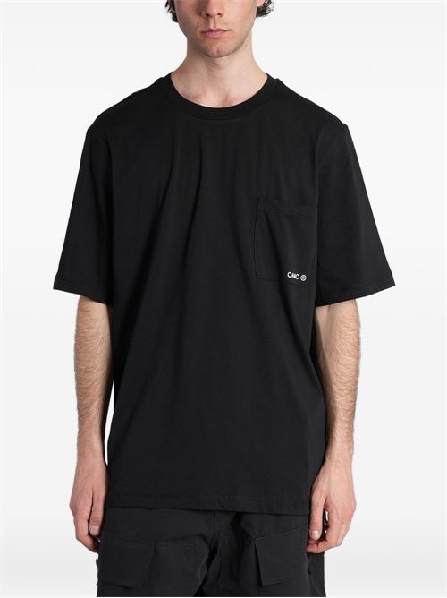 T-shirt uomo Peacemaker nera a manica corta PEACEMAKER | PCM3OT03DJE001099