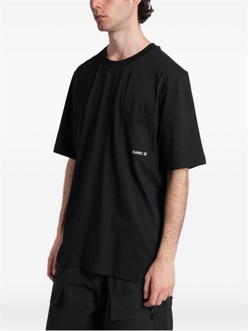 T-shirt uomo Peacemaker nera a manica corta PEACEMAKER | PCM3OT03DJE001099