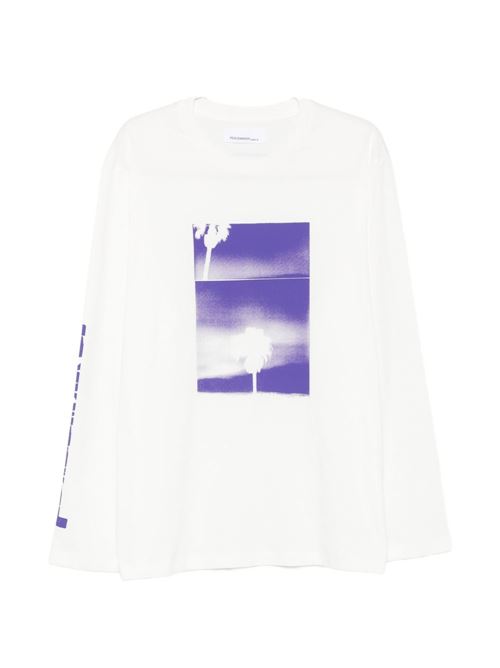 T-shirt uomo Peacemaker bianca a manica lunga PEACEMAKER | PCM3OT05NJE001001