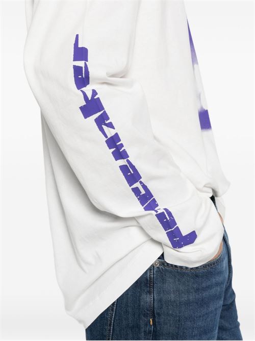 T-shirt uomo Peacemaker bianca a manica lunga PEACEMAKER | PCM3OT05NJE001001