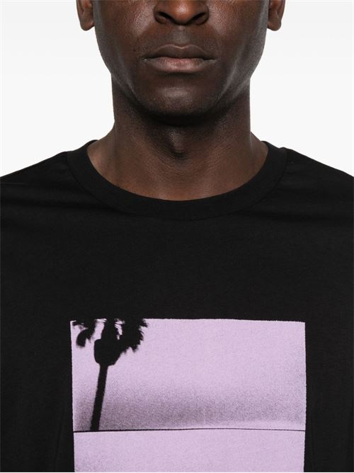 T-shirt uomo Peacemaker nera a manica lunga PEACEMAKER | PCM3OT05NJE001099