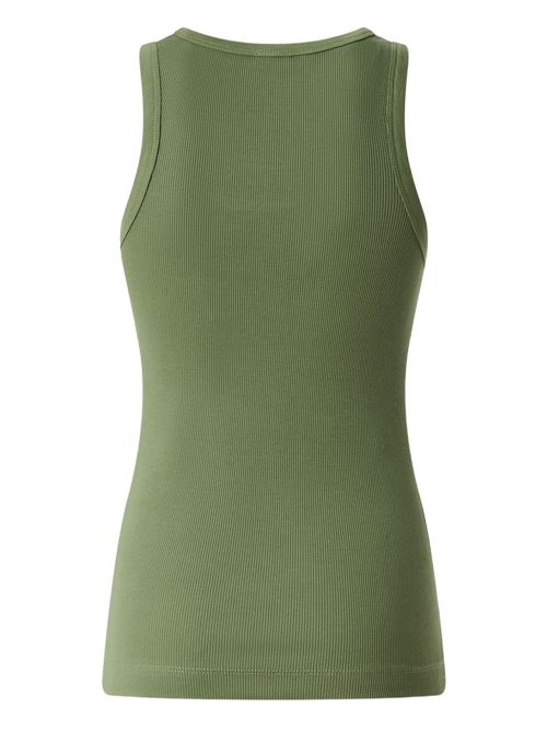 Canotta donna Pinko verde con logo PINKO | 100807A338U84