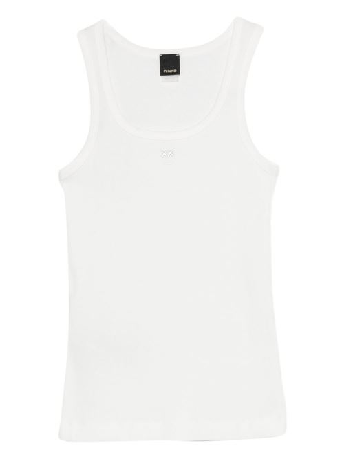 Canotta donna Pinko bianca PINKO | 100807A338Z05