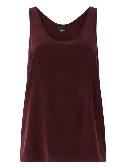 Canotta donna Pinko satin bordeaux PINKO | 104670A2T7RR7