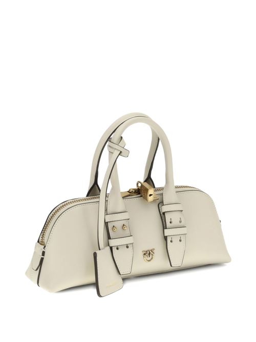 Borsa donna Pinko bianca e oro PINKO | 105334A0QOZ14Q