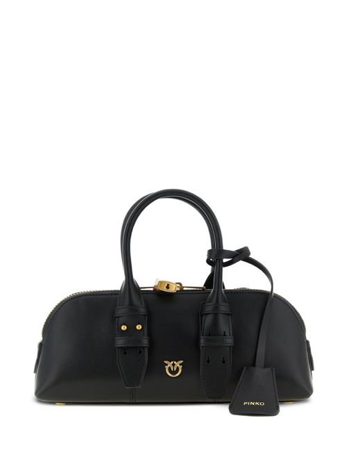 Borsa donna Pinko nera e oro PINKO | 105334A0QOZ99Q
