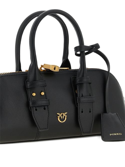 Borsa donna Pinko nera e oro PINKO | 105334A0QOZ99Q