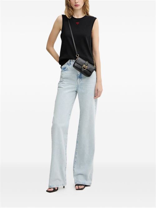 Canotta donna Pinko nera PINKO | 105741A326Z99