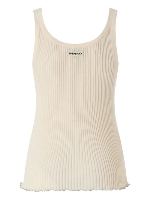 Canotta donna a costine PINKO | 106323A343C14