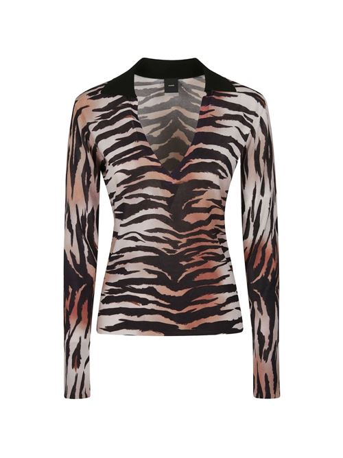 Abito donna Pinko animalier leopardato fluido PINKO | 106368A356ZC8