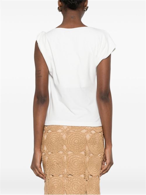 T-shirt donna bianca maniche corte PINKO | 106373A35DZ05