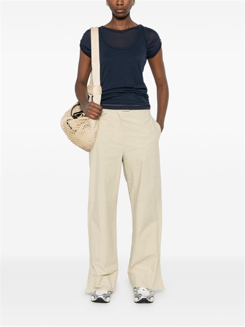 T-shirt donna Pinko Darleen blu in jersey garza PINKO | 106460A2CLG56