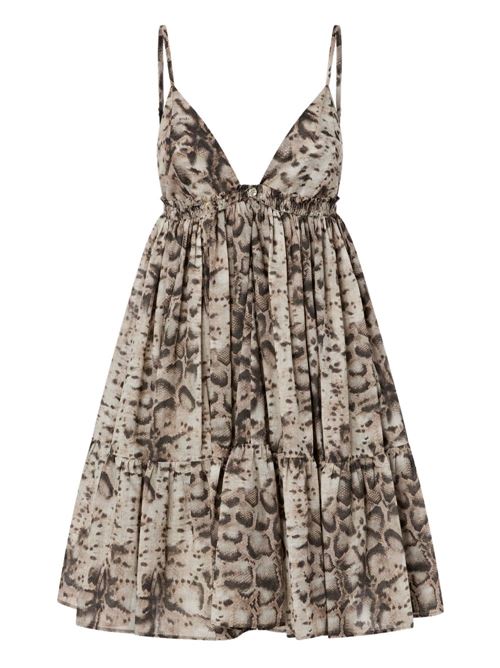 Abito donna Pinko beige e nero fantasia PINKO | 106917A3APCZ9